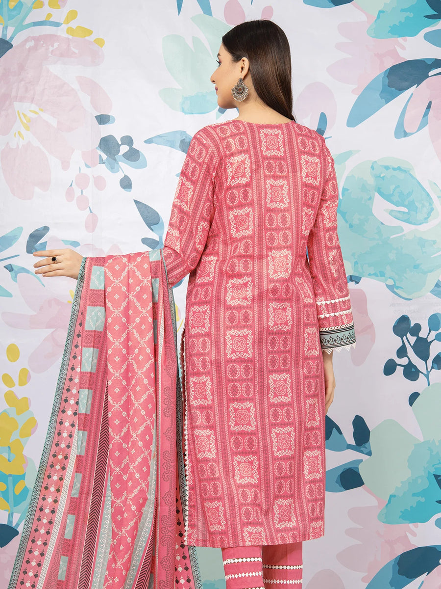 edenrobe EWU22A1-23048 - Peach - 3 Piece