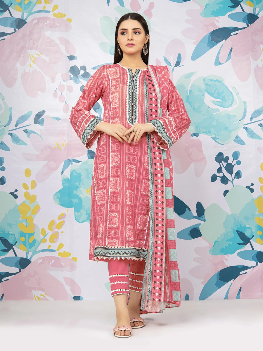 edenrobe EWU22A1-23048 - Peach - 3 Piece