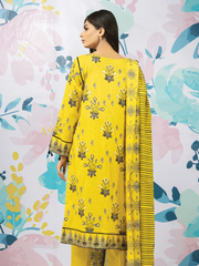 edenrobe Allure Lawn EWU22A1-23056 - Yellow - 3 Piece