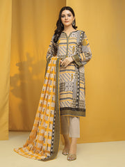 edenrobe Allure Lawn EWU22A1-23193 - Beige - 3 Piece