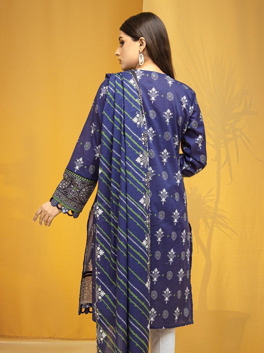 edenrobe Allure Lawn Unstitched Printed 2Pc Suit EWU22A1-23226