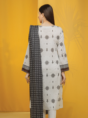 edenrobe Allure Lawn EWU22A1-23227 - Ash Grey - 2 Piece