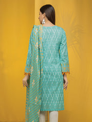 edenrobe Allure Lawn EWU22A1-23232 - Sea Green - 2 Piece