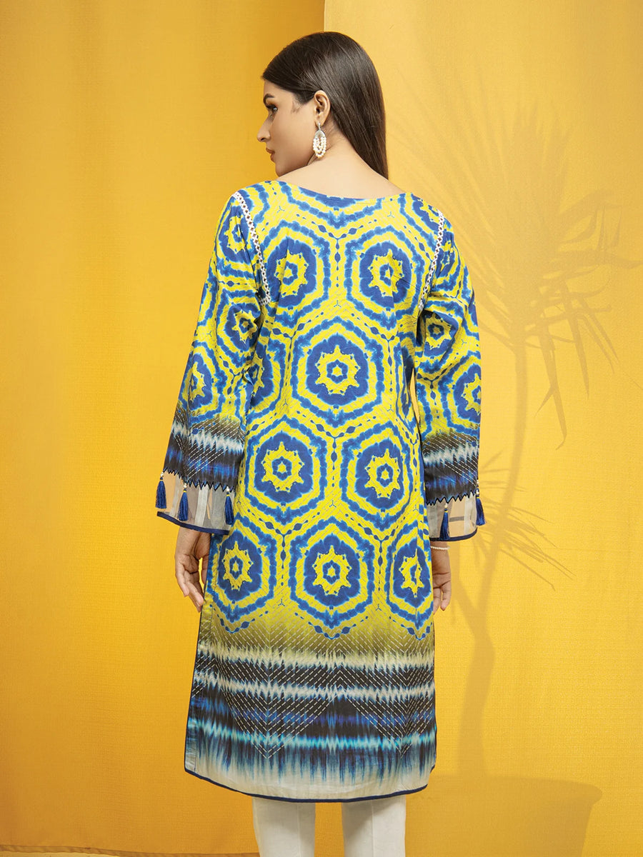 edenrobe EWU22A1-23351 - Yellow & Blue - 1 Piece