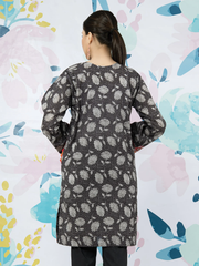 edenrobe Allure Lawn EWU22A1-23372 - Black - 1 Piece