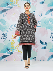 edenrobe Allure Lawn EWU22A1-23372 - Black - 1 Piece
