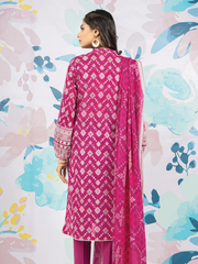 edenrobe Allure Lawn EWU22A1-23401 - Fuchsia - 3 Piece