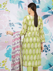 edenrobe Allure Lawn EWU22A1-23415 - Light Green - 3 Piece
