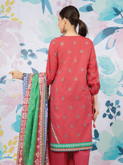 edenrobe Allure Lawn EWU22A1-23430 - Pink - 3 Piece