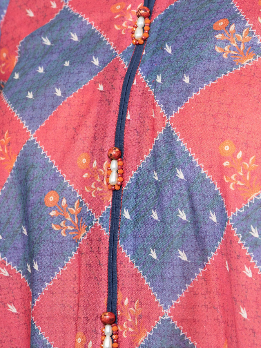 edenrobe Allure Lawn EWU22A1-23434 - Pink & Blue - 3 Piece