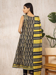 edenrobe Allure Lawn EWU22A1-23462 - Black - 3 Piece