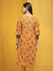 edenrobe Allure Lawn EWU22A1-23477 - Orange - 2 Piece