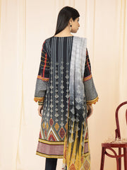 edenrobe Allure Lawn EWU22A2-23495 - Charcoal - 3 Piece