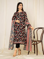 edenrobe Allure Printed Khaddar Unstitched 2Pc Suit EWU22A3-23153