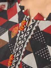 edenrobe Allure Printed Khaddar Unstitched 2Pc Suit EWU22A3-23153