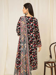 edenrobe Allure Printed Khaddar Unstitched 2Pc Suit EWU22A3-23153