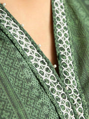 edenrobe Allure Printed Khaddar Unstitched 3Pc Suit EWU22A3-23381