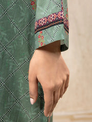 edenrobe Allure Printed Khaddar Unstitched 3Pc Suit EWU22A3-23386