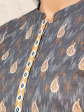edenrobe Allure Printed Khaddar Unstitched 3Pc Suit EWU22A3-23387