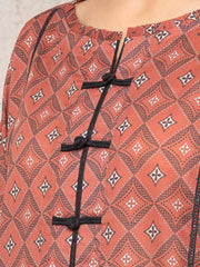 edenrobe Allure Printed Khaddar Unstitched 3Pc Suit EWU22A3-23461