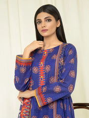 edenrobe Allure Printed Khaddar Unstitched 3Pc Suit EWU22A3-23465