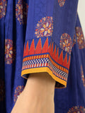 edenrobe Allure Printed Khaddar Unstitched 3Pc Suit EWU22A3-23465