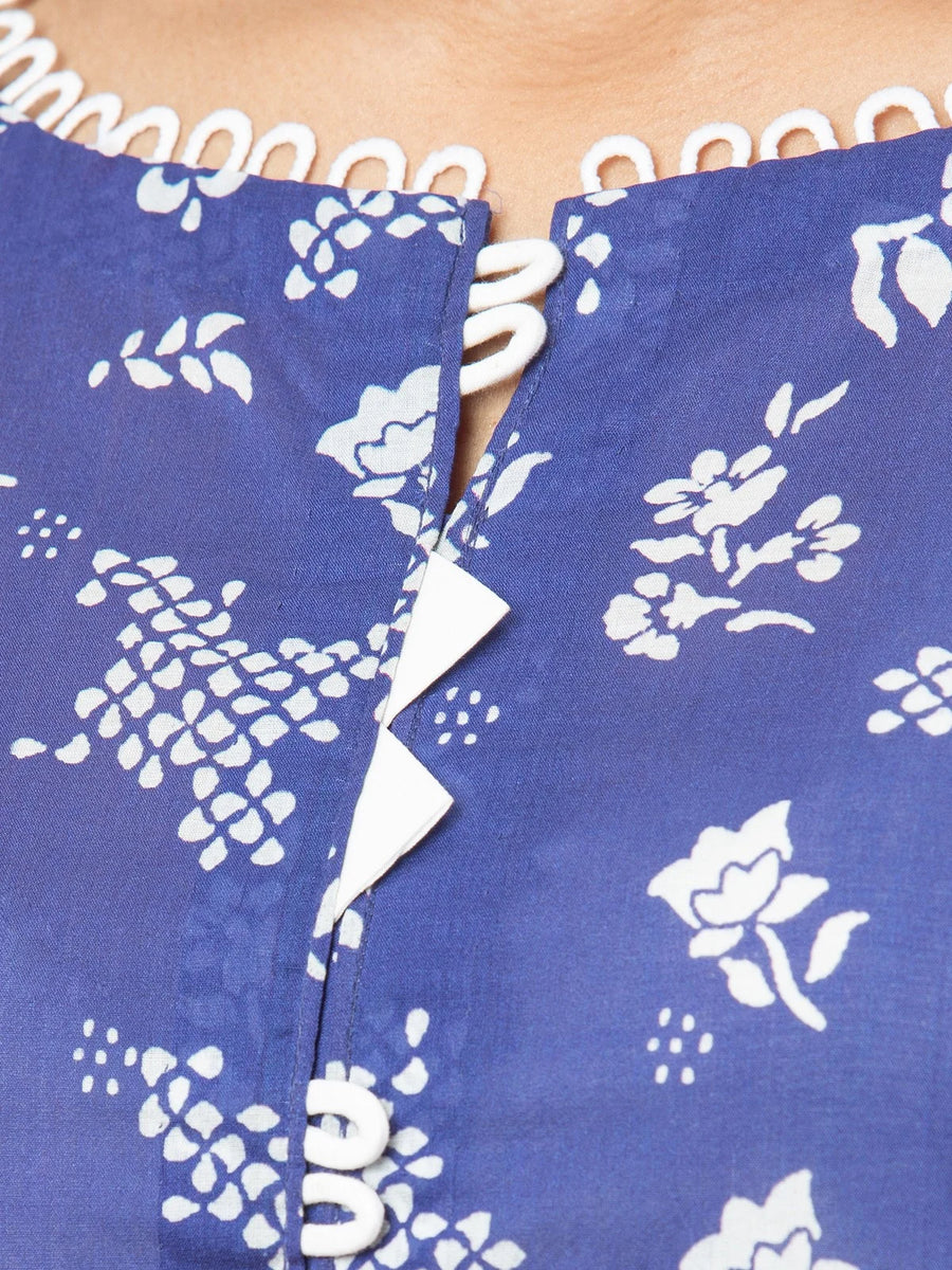 edenrobe Allure Printed Khaddar Unstitched 3Pc Suit EWU22A3-24252