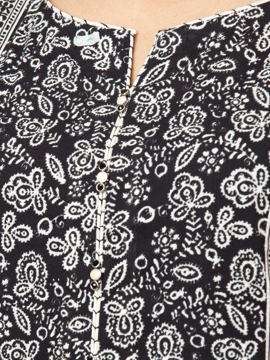 edenrobe Allure Printed Khaddar Unstitched 3Pc Suit EWU22A3-24254