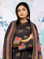 edenrobe Allure Printed Khaddar Unstitched 2Pc Suit EWU22A3-24255