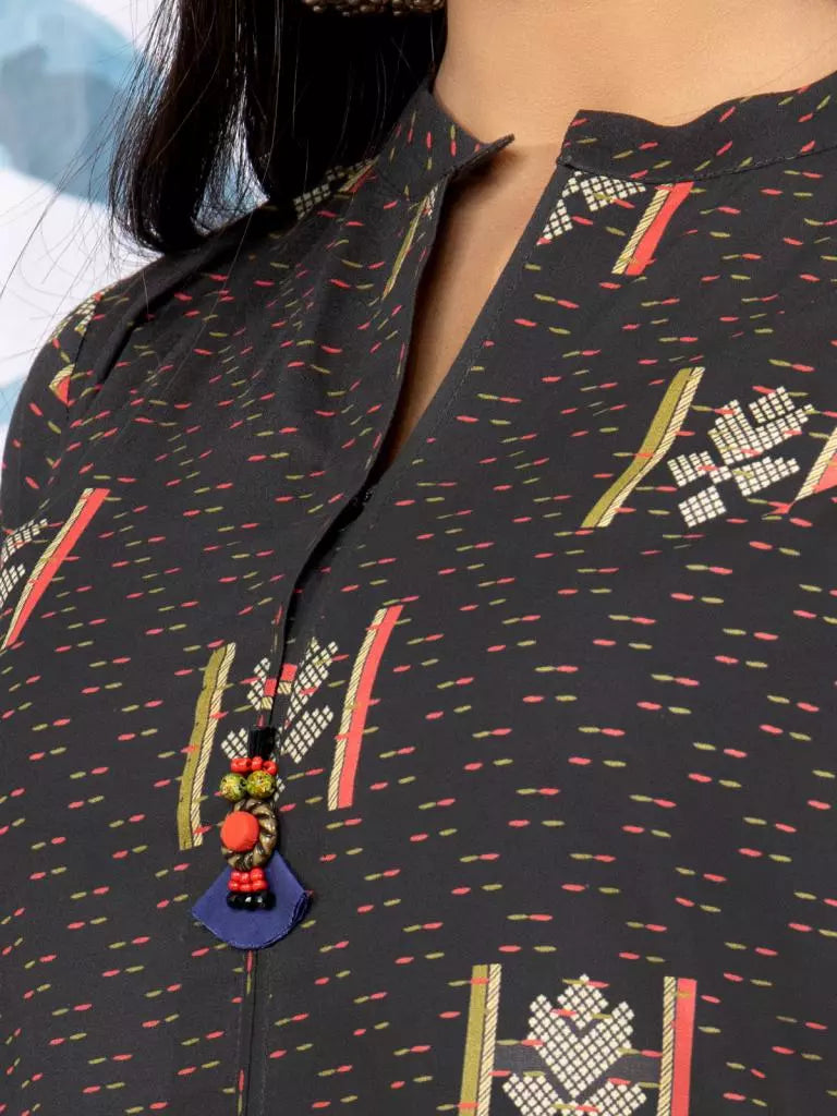 edenrobe Allure Printed Khaddar Unstitched 2Pc Suit EWU22A3-24255