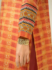 edenrobe Allure Printed Khaddar Unstitched 3Pc Suit EWU22A3-24261