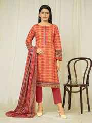edenrobe Allure Printed Khaddar Unstitched 3Pc Suit EWU22A3-24261