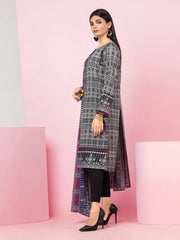 edenrobe Allure Printed Khaddar Unstitched 3Pc Suit EWU22A3-24274