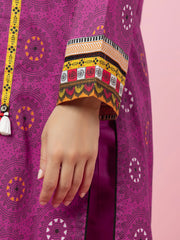 edenrobe Allure Khaddar Unstitched Printed 3Pc Suit EWU22A3-24280