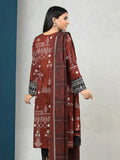 edenrobe Allure Khaddar Unstitched Printed 3Pc Suit EWU22A3-24282-XXL