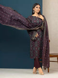 edenrobe Allure Printed Khaddar Unstitched 3Pc Suit EWU22A3-24407