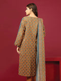 edenrobe Allure Khaddar Unstitched Printed 3Pc Suit EWU22A3-24417-XXL