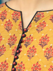 edenrobe Allure Khaddar Unstitched Printed 3Pc Suit EWU22A3-24427-XXL
