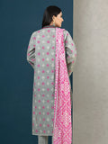 edenrobe Allure Khaddar Unstitched Printed 3Pc Suit EWU22A3-24429-XXL