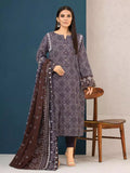 edenrobe Allure Printed Khaddar Unstitched 3Pc Suit EWU22A3-24459