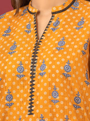 edenrobe Allure Khaddar Unstitched Printed 3Pc Suit EWU22A3-24465-XXL