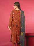edenrobe Allure Khaddar Unstitched Printed 3Pc Suit EWU22A3-24469