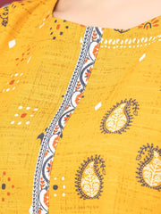edenrobe Allure Printed Khaddar Unstitched 3Pc Suit EWU22A3-24470