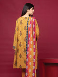 edenrobe Allure Printed Khaddar Unstitched 3Pc Suit EWU22A3-24477
