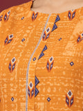 edenrobe Allure Khaddar Unstitched Printed 3Pc Suit EWU22A3-24479-XXL
