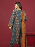 edenrobe Allure Khaddar Unstitched Printed 3Pc Suit EWU22A3-24488-XXL
