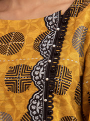 edenrobe Allure Printed Khaddar Unstitched 2Pc Suit EWU22A3-24511