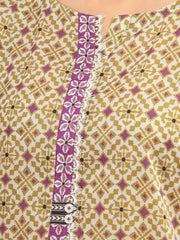 edenrobe Allure Printed Khaddar Unstitched 2Pc Suit EWU22A3-24512