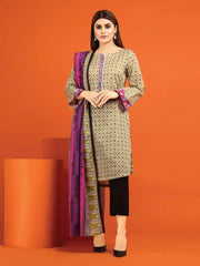edenrobe Allure Printed Khaddar Unstitched 2Pc Suit EWU22A3-24512