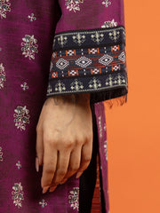 edenrobe Allure Printed Khaddar Unstitched 2Pc Suit EWU22A3-24521